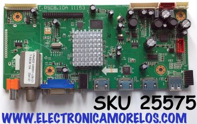 MAIN PARA TV WESTINGHOUSE NUMERO DE PARTE 1A1I2240 / T.RSC8.10A / 1A1I2240-200000617 / LTA460HN01-W / PANEL V460H1-L09 REV.C5 / MODELO TW-46831-C046A