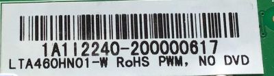 MAIN PARA TV WESTINGHOUSE NUMERO DE PARTE 1A1I2240 / T.RSC8.10A / 1A1I2240-200000617 / LTA460HN01-W / PANEL V460H1-L09 REV.C5 / MODELO TW-46831-C046A - Imagen 3