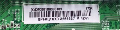 MAIN PARA TV SHARP / NUMERO DE PARTE XGCB01K033 / 715G7228-M01-002-004Y / XGCB01K033010X / PANEL TPT500J1-HVN07.U REV:S500C / MODELO LC-50LB481U - Imagen 2