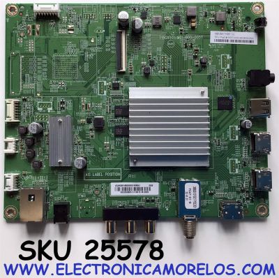 MAIN PARA SMART TV ONN DE 65" ROKU 4K UHD CON HDR RESOLUCION (3840 × 2160) / NUMERO DE PARTE XKCB01K003 / 715G8501-M01-B00-005T / 905TXKSC65080500MX / KSC650805 / 5119915  M / PANEL TPT650WR-QUBF90.K   REV:S9WP1C / MODELO 100012587