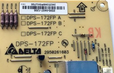 FUENTE PARA TV LG / NUMERO DE PARTE 0500-0407-1200 / DPS-172FP / 24I253A8P0VU700 / 050004071200 / M10229703958 / PANEL LC320WUG (SC)(R7) / MODELO 32LD400-UA.CUSWLH - Imagen 2