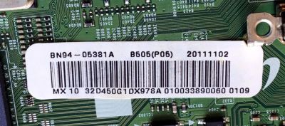 MAIN PARA TV SAMSUNG / NUMERO DE PARTE BN94-05381A / BN41-01749A / BN97-06275G / PANEL LTF320AP11 / MODELO LN32D450G1DXZA - Imagen 3