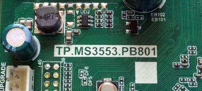 MAIN FUENTE (COMBO) PARA TV ONN / NUMERO DE PARTE T201710186A / TP.MS3553.PB801 / 8142123352137 / ONC18TV001 / HV430FHB-N10 / C17120186-0A23398 / PANEL  6N4306NO110 / MODELO 43'' - Imagen 3