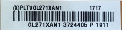 FUENTE DE PODER PARA TV VIZIO / LG / NUMERO DE PARTE PLTVGL271XAN1 / 715G7801-P01-W06-0H2H / GL271XAN1 / CCP8400 / E59670 / 715G7801 CTI-600 / PANEL TPT315B5-EUJFFE / TPT315B5-WHBN0 / MODELOS E32-C1 / E32-C1 LTT7SJAR / 32LJ550M-UB / 32LJ550M-UB.VUSGLH - Imagen 2