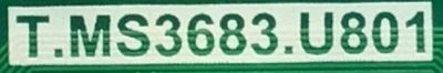 MAIN PARA TV SCEPTRE NUMERO DE PARTE A19105301-0A00171 / T.MS3683.U801 / CN.TU38 / V750DK1-QS3 / PANEL DCT750QVN04.6 / MODELO N75 - Imagen 2