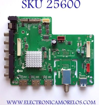 MAIN PARA TV SCEPTRE NUMERO DE PARTE A19105301-0A00171 / T.MS3683.U801 / CN.TU38 / V750DK1-QS3 / PANEL DCT750QVN04.6 / MODELO N75