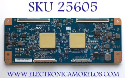 T-CON PARA TV VIZIO / NUMERO DE PARTE 55.75T11C01 / 75T11-C00 / 5575T11C01 / E88441 / PANEL T750QVF04.1 / MODELO V755-H4 / V755-H4 LBNFB4 / V755-H4 LBNFB4KW