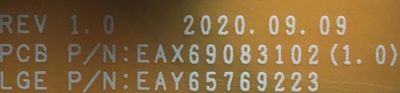FUENTE DE PODER ORIGINAL PARA TV LG / NUMERO DE PARTE EAY65769223 / 65769223 / EAX69083102 / LGP65T-20U1 / EPCD16CA1 / 3PCR02657B / PANEL NC650DQG-ABHX5 / MODELOS 65UN6955ZUF / 65UN9000AUJ / 65UP7500PSF - Imagen 2