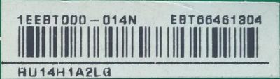 MAIN PARA TV LG 4K SMART TV UHD / NUMERO DE PARTE EBT66461304 / EAX69083603 / EAX69083603(1.0) / E131308 / PANEL NC650DQG-ABHX5 / MODELO 65UN6955ZUF / 65UN6955ZUF.BUSFLKR - Imagen 2