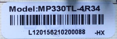 FUENTE DE PODER PARA TV RCA 4K UHD HDR SMART TV / NUMERO DE PARTE MP330TL-4R34 / MP330TL-4R34-HX / PANEL V750DK3-Q01 / MODELOS RWOSU7547 / RNSMU8512 - Imagen 2