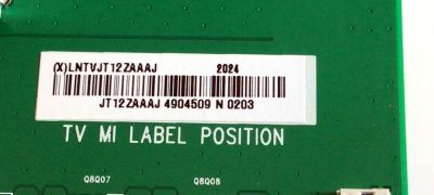 LED DRIVER PARA TV VIZIO NUMERO DE PARTE LNTVJT12ZAAAJ / 715GA980-P01-000-005G / JT12ZAAAJ 4904509 N 0203 / 2024 / MODELO P75Q9-H1 - Imagen 3