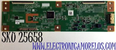 T-CON PARA TV ONN / ELEMENT / NUMERO DE PARTE RUNTK0529FVZA / 1P-1207C00-40SA / RUNTK0529FV / E253117 / PANEL JE695R3HB9L / MODELO 100012588 (70") / E4AA70R