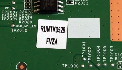 T-CON PARA TV ONN / ELEMENT / NUMERO DE PARTE RUNTK0529FVZA / 1P-1207C00-40SA / RUNTK0529FV / E253117 / PANEL JE695R3HB9L / MODELO 100012588 (70") / E4AA70R - Imagen 3