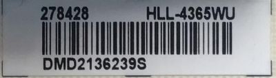 FUENTE DE PODER PARA TV HISENSE / NUMERO DE PARTE 278428 / RSAG7.820.8718/ROH / HLL-4365WU / CQC13134095636 / E166702 / PANEL´S HD650Y1U71-T0L1\CKD3A\ROH\NOC / HD650X1U51-T0L3\WG\S0\GM\ROH / HD650X1U51-T0L3 / MODELOS / 100021261 (65 PULGADAS) / 65R6E4 - Imagen 2