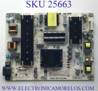 FUENTE DE PODER PARA TV HISENSE / NUMERO DE PARTE 278428 / RSAG7.820.8718/ROH / HLL-4365WU / CQC13134095636 / E166702 / PANEL´S HD650Y1U71-T0L1\CKD3A\ROH\NOC / HD650X1U51-T0L3\WG\S0\GM\ROH / HD650X1U51-T0L3 / MODELOS / 100021261 (65 PULGADAS) / 65R6E4