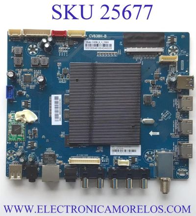 MAIN PARA TV WESTINGHOUSE SMART TV / NUMERO DE PARTE 103100048 / CV838H-B / W18037-SY / CV838H_B_11_170818 / 7.D838HB110000.0E0 / E254667 S / H2E03104A0 / MODELO WG43UX4100