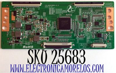 T-CON PARA TV SCEPTRE / NUMERO DE PARTE HK9255B2A / HK9255B2A-V1.0 / M81N550BDKP084 / PANEL PT550GT01-01 / MODELOS N55 / N55 KQTV83BB