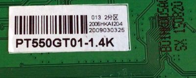 T-CON PARA TV SCEPTRE / NUMERO DE PARTE HK9255B2A / HK9255B2A-V1.0 / M81N550BDKP084 / PANEL PT550GT01-01 / MODELOS N55 / N55 KQTV83BB - Imagen 2