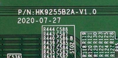 T-CON PARA TV SCEPTRE / NUMERO DE PARTE HK9255B2A / HK9255B2A-V1.0 / M81N550BDKP084 / PANEL PT550GT01-01 / MODELOS N55 / N55 KQTV83BB - Imagen 3