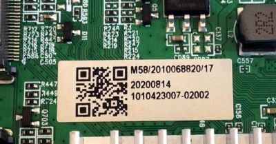 MAIN PARA JVC 4K UHD RESOLUCION (3840 x 2160) SMART TV / NUMERO DE PARTE 1010423007 / 2E0184680 / KB6160A / M58/2010068820/17 / 20200814 / PANEL V500DJ7-QE1 / MODELO LT-50MAW500 - Imagen 3