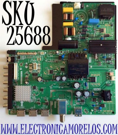 MAIN FUENTE (COMBO) PARA TV SCEPTRE / NUMERO DE PARTE A20042220 / TP.MS3683.PC821 / LC546PU2L-03 / A20042220-0A03053 / PANEL LC546PU2L-03 / MODELOS N55 / N55 POTV83BB / U550CV-U