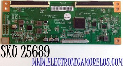 T-CON PARA TV SCEPTRE / NUMERO DE PARTE N4TP546UHDPU2L / N4TP546UHDPU2L_B0 4K / LC546PU2L03 / LGA509 / PANEL LC546PU2L-03 / MODELOS N55 / N55 POTV83BB / U550CV-U