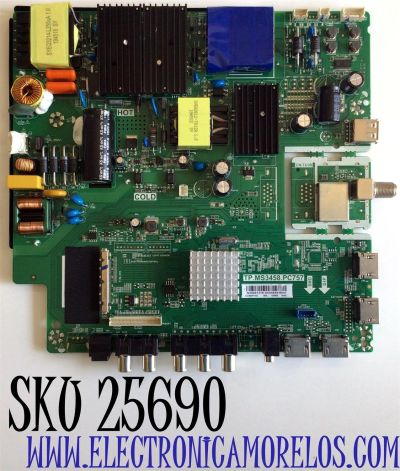 MAIN FUENTE (COMBO) PARA TV SCEPTRE 4K UHD RESOLUCION (3840 × 2160) / NUMERO DE PARTE N20041316 / CC500PV4D / N20041316-0A00535 / PANEL CC500PV4D / MODELOS W50 / W50 PMTV58GA / U515CV-U