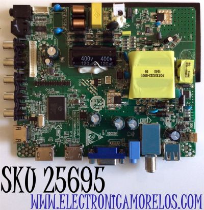 MAIN FUENTE (COMBO) PARA TV RCA / NUMERO DE PARTE AE0012226 / A.20.408D2-13-0X / CQC08001027236 / 408D2-A3 / D042806/20/W/2/RY / 2020525KA00745 / S0120051300 / 200525N1A / PANEL V400HJ6-PE1  C3 / MODELO RLDED4016A-H