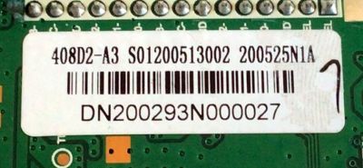 MAIN FUENTE (COMBO) PARA TV RCA / NUMERO DE PARTE AE0012226 / A.20.408D2-13-0X / CQC08001027236 / 408D2-A3 / D042806/20/W/2/RY / 2020525KA00745 / S0120051300 / 200525N1A / PANEL V400HJ6-PE1  C3 / MODELO RLDED4016A-H - Imagen 3