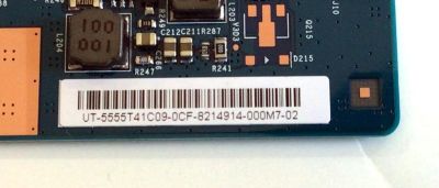 T-CON PARA TV SONY / NUMERO DE PARTE 5555T41C09 / 55T41 C05 CTRL / 55.55T41.C09 / PANEL YDAF055DNU01 / MODELO XBR-55X950H / XBR55X950H - Imagen 2