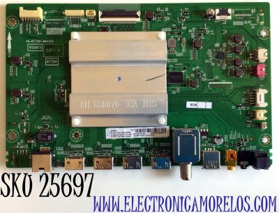 AIN ORIGINAL PARA TV TCL 4K UHD HDR ROKU TV / NUMERO DE PARTE 08-SS65CUN-OC417AA / 40-RT73H1-MAA2HG / RTD2873 / RT73H1 / 08-RT73001-MA200AA / 08-RT73001-MA300AA / V8-RT73K01-LF1V1516 / PANEL LVU650NDBL  / DISPLAY LSC650FN10-401 / MODELO 65R625