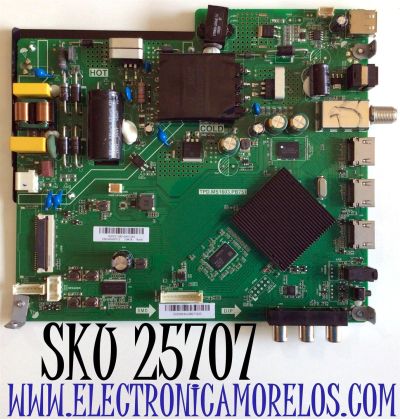 MAIN FUENTE (COMBO) PARA TV ONN DE 42'' ROKU TV FHD RESOLUCION (1920×1080) SMART TV / NUMERO DE PARTE 515Y16031M28 / TPD.MS1603.PB751 / 2230000091 / 536D42A0PF12 / M20003-MT / A20031582-0A01242 / C0200034J4D077623 / PANEL JE415D3HA0L / MODELO 100018254