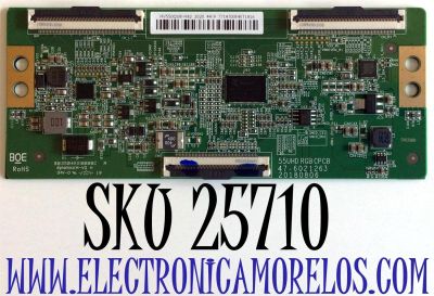 T-CON PARA TV PHILIPS 4K ULTRA HD ANDROID SMART TV / NUMERO DE PARTE 44-97714700E / 47-6021263 / 20180806 / HV550QUB-H82 / B03504EE0088C / 44-9 7714700E / PANEL HV550QUB-F84 / 55PFL5604/F7 / 55PFL5604/F7 A