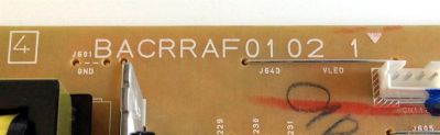 FUENTE DE PODER PARA TV PHILIPS / NUMERO DE PARTE AC1RB021 / BACRRAF0102 1 / BACRRAF01021 / PANEL HV550QUB-F84 / MODELO 55PFL5604/F7 / 55PFL5604/F7 A - Imagen 2