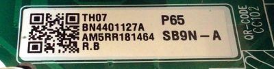 FUENTE DE PODER PARA CAJA ONE CONNECT SAMSUNG QLED / NUMERO DE PARTE BN44-01127A / BN4401127A / P65SB9N_AHS / E301536 / MODELO (65) PULGADAS - Imagen 2