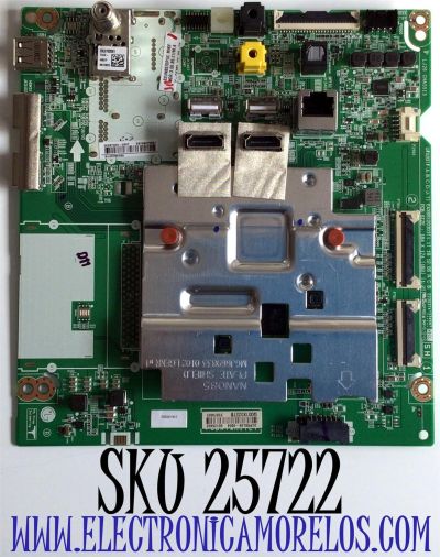 MAIN PARA TV LG 4K HDR UHD SMART TV / NUMERO DE PARTE EBT66470301 / EAX69120303(1.1) /  EAX69120303 / PANEL HC820DQF-VCXR1-211X / MODELO 82UN8570PUC / 82UN8570PUC.AUSJLJR