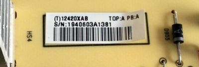 FUENTE DE PODER PARA TV DYNEX / NUMERO DE PARTE ADTV12420XAB / 12420XAB / 715G3885-P03-W30-003S / PANEL LTA400HM07 / MODELO DX-40L260A12 - Imagen 3