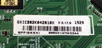 MAIN PARA TV VIZIO 4K UHD SMART TV / NUMERO DE PARTE GXICB02K042 / 715GA472-M01-B00-005T / GXICB02K042010X / PANEL TPT550U1-QVN05.U REV:S57B1Y / MODELO V556-G1 / V556-G1 LTCWYU / V556-G1 LTCWYUNV - Imagen 2