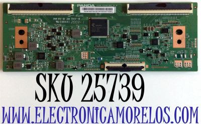 T-CON PARA TV JVC·ROKU TV 4K UHD HDR SMART TV / NUMERO DE PARTE RUNTK0135ZA / CCPD-TC550-001 V1.0 / CCPD-TC550-001 / E88441 / PANEL LC546PU4L / MODELO LT-55MAW705