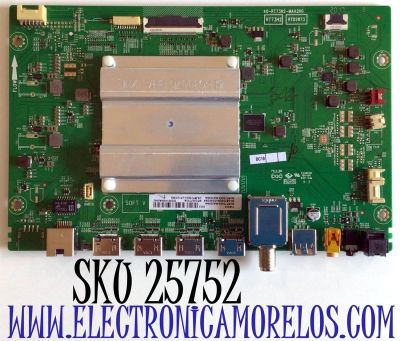 MAIN PARA TV TCL / NUMERO DE PARTE 08-CS75CUN-OC402AA / 40-RT73H2-MAA2HG / 08-RT73006-MA200AA / 08-RT73006-MA300AA / V8-RT73K01-LF1V1660 / 20286145MA0042 / GTC007703A / DISPLAY ST7461D01-5 / PANEL LVU750NDJL / MODELO 75S535