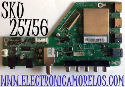 MAIN PARA TV SHARP NUMERO DE PARTE XFCB01K011 / 715G7447-M0B-000-004Y / (X)XFCB01K011010X / BPFFMVKX3 / PANEL TPT315B5-EUJFFE REV:S1C / MODELO LC-32LB370U