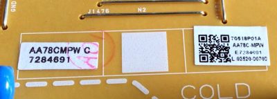 FUENTE PARA TV PHILIPS 4K SMART TV / NUMERO DE PARTE AA78C-MPW / AA78CMPW / AA78C-MPW C / BAA78ZF0102 1 / BAA78ZF01 02 1 / BAA78ZF01021 / PANEL UAD86XG / MODELO 65PFL5602/F7 - Imagen 2