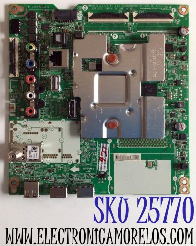 MAIN PARA TV LG ORIGINAL 4K UHD SMART TV / NUMERO DE PARTE EBT66458204 / EAX69083603 / EAX69083603(1.0) / 66458204 / PANEL NC550DQG-AAHX1 / DISPLAY LC550DQJ (SM)(A1) / MODELO 55UN6955ZUF / 55UN6955ZUF.BUSWLKR / 55UN69ZUF.BUSWLKR