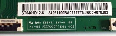 T-CON PARA TV VIZIO / HKPRO / NUMERO DE PARTE 34291100BA01 / CSC02-1 / ST5461D12-6-C-1 / ST5461D12-6 / 34.29110.0BA / 34291100BA07 / PANEL TPT550U2-D126.L REV:S21B / DISPLAY ST5461D12-6 VER.2.2 / MODELOS 55LF621U21 / NS-55F301NA22 / V555M-K01 / HKP55RUHD1 - Imagen 3