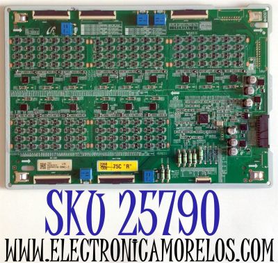 LED DRIVER PARA TV SAMSUNG / NUMERO DE PARTE BN44-01047C / BN4401047C / L75SQ9NC_THS / PANEL CY-TT075JLAV6H / MODELO QN75Q900 / QN75Q900TSFXZA / QN75Q900TSFXZA AD04