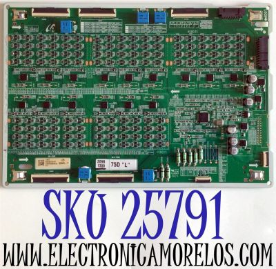 LED DRIVER PARA TV SAMSUNG / NUMERO DE PARTE BN44-01047D / BN4401047D / L75SQ9ND_THS / PANEL CY-TT075JLAV6H / MODELO QN75Q900 / QN75Q900TSFXZA / QN75Q900TSFXZA AD04