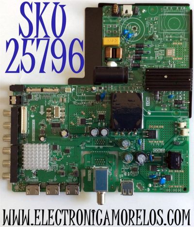 MAIN FUENTE COMBO ORIGINAL PARA TV SCEPTRE / NUMERO DE PARTE A19083340 / TP.MS3683.PC821 / HV430QUB-N1A / PANEL HV430QUB-N41 / MODELO U435CV-U UOTV83BA