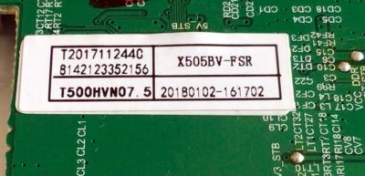 MAIN FUENTE COMBO ORIGINAL PARA TV SCEPTRE / NUMERO DE PARTE T201711244C / TP.MS3553.PB753 / 8142123352156 / T500HVN07.5 / 20180102-160702 / C18011244-0B06669 / MODELO X505BV-FSR - Imagen 4