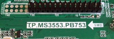 MAIN FUENTE COMBO ORIGINAL PARA TV SCEPTRE / NUMERO DE PARTE T201711244C / TP.MS3553.PB753 / 8142123352156 / T500HVN07.5 / 20180102-160702 / C18011244-0B06669 / MODELO X505BV-FSR - Imagen 2