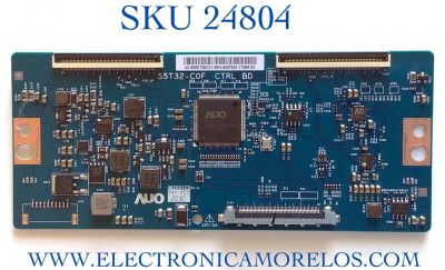 T-CON PARA TV ONN·ROKU TV 4K SMART TV (50) / NUMERO DE PARTE55.50T39.C01 / 5550T39C01 / 55T32-C0F / 55T32-COF / PANEL T500QVN04.1 / MODELO 100012585